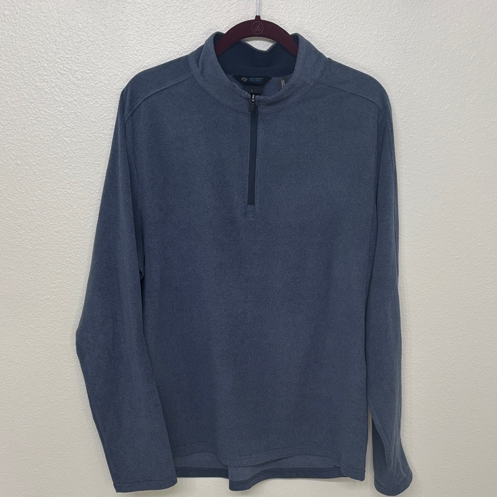 Mondetta Outdoor Projects Men's Blue Qtr-Zip Sweater